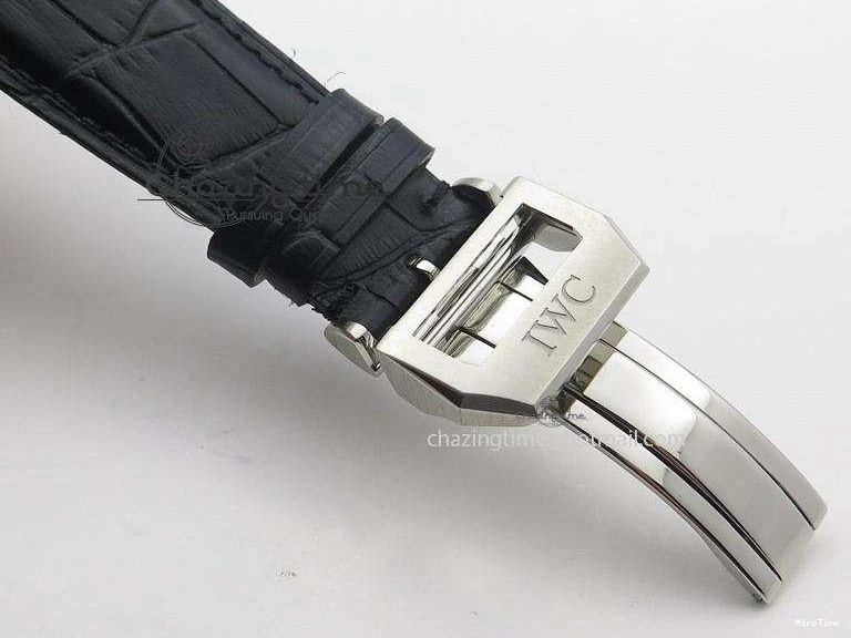 MIROTIME 0301 Portuguese Real PR IW500112 ZF 1:1 Laureus Edition On Black Leather Strap A Flexible 7369